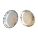 Two flat ovals land of iron