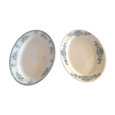 Two flat ovals land of iron