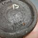 Vase en lave rare. Islande années 1970.