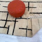 Handmade moroccan berber carpet 262 x 146 cm