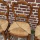 Suite of 8 chairs in cherry Louis Philippe