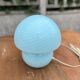 Mushroom lamp whirlpool blue Murano glass