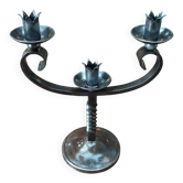 Wrought iron chandelier by Charles Piguet