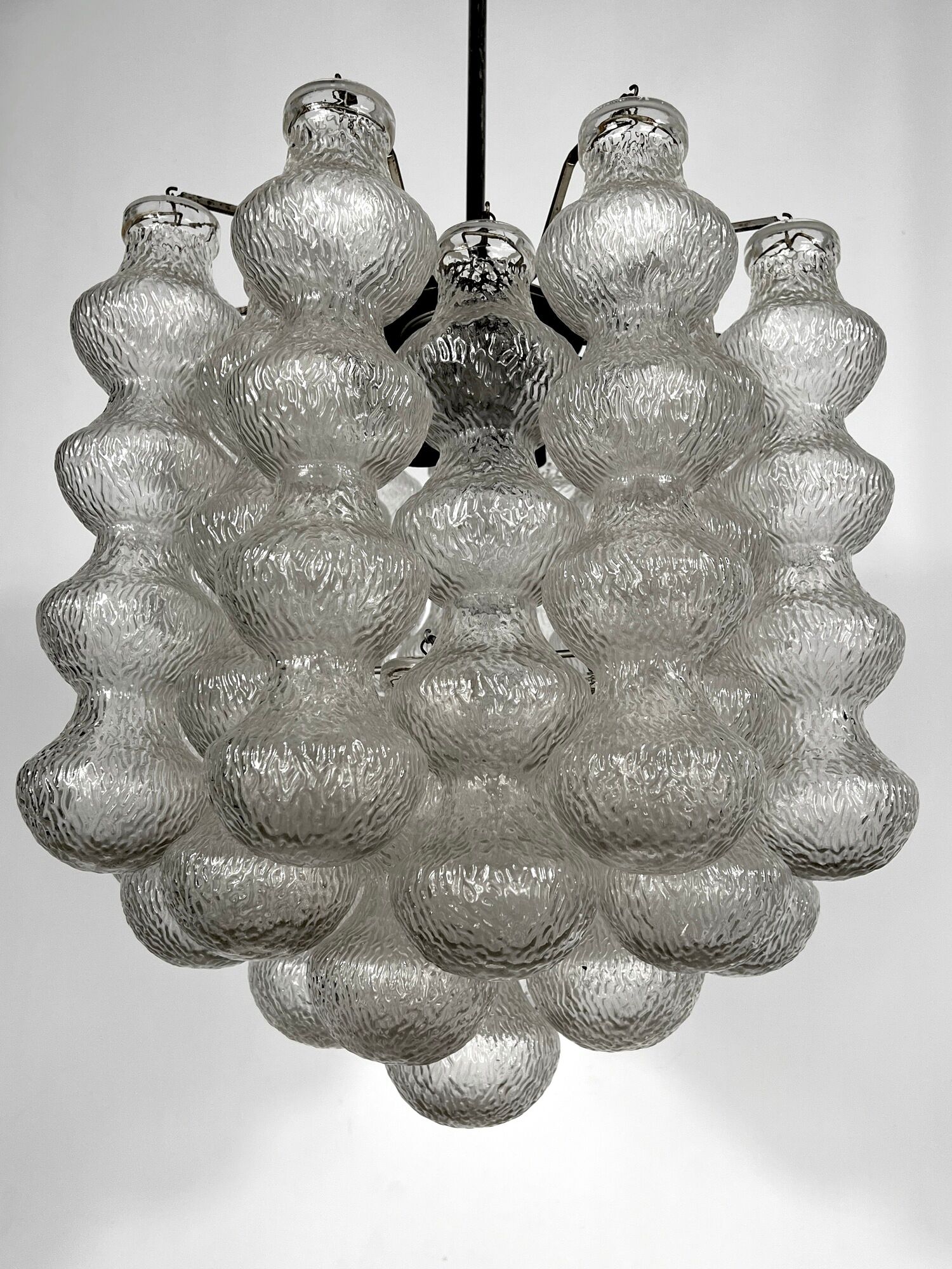 Mid-Century Murano Bubble Glass chandelier from 60s