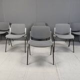 Vintage Dsc 106 Side Chairs By Giancarlo Piretti For Castelli, Set Of 6