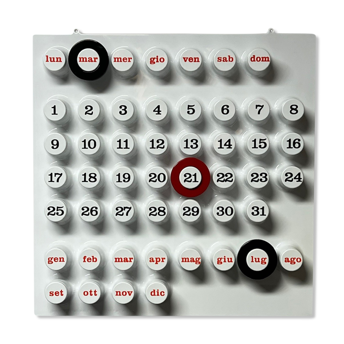 Wall Calendar Ring a date, Giorgio Della Beffa, Euroway, perpetual calendar