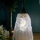 Vintage Art Deco curved tulip wall light - Degué