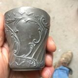 Pair of tin timbale circa 1900