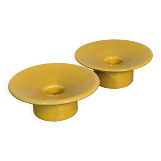Bougeoirs jaune