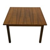 Table basse vintage compacte en palissandre design années 70