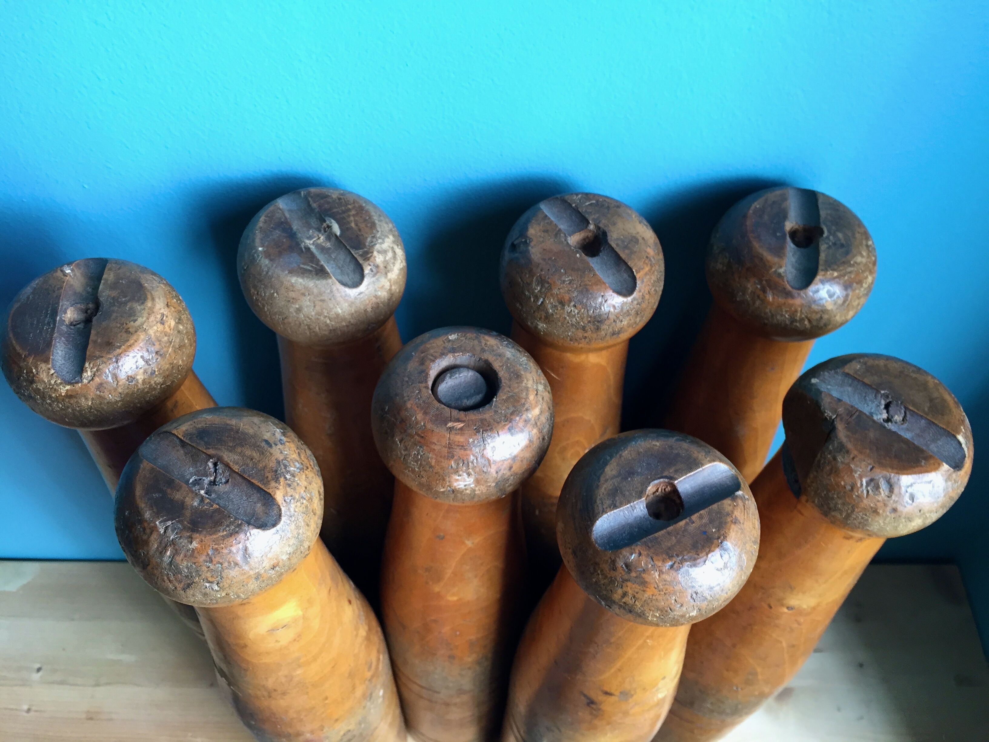 Old wooden keels 19th century French countryside