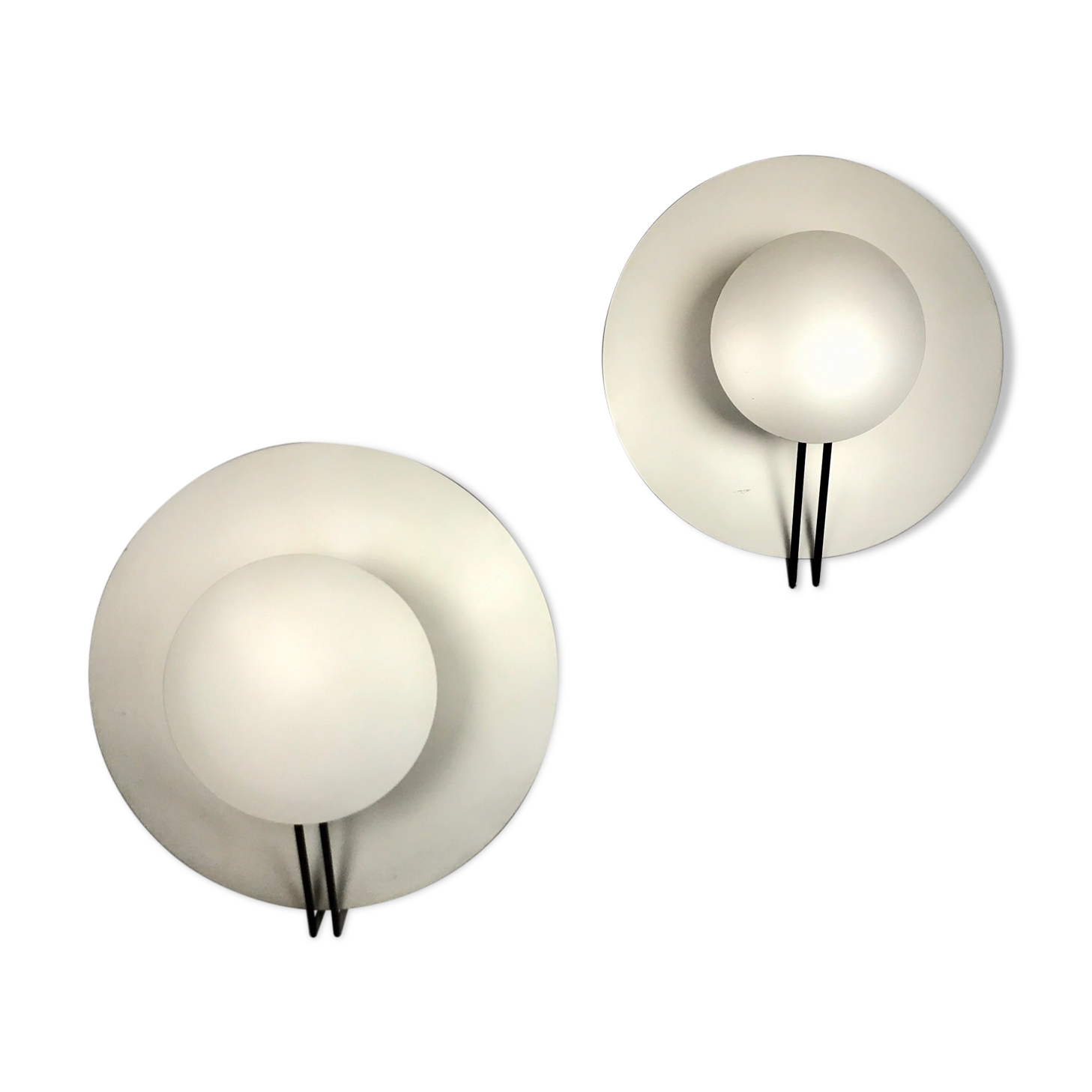 Two wall light  Vega de Cesaro & AMICO Edition Tre CI Luce circa 1980