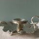 Silver metal candle holder, SFAM goldsmith