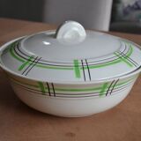 Ceranord St Amand tiled soup tureen