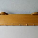 Wooden wall shelf, imitating bamboo