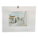 Watercolour by Michel Roubille, 2001.