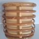 Pair of vintage bamboo sconces