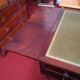 Bureau acajou cuir anglais