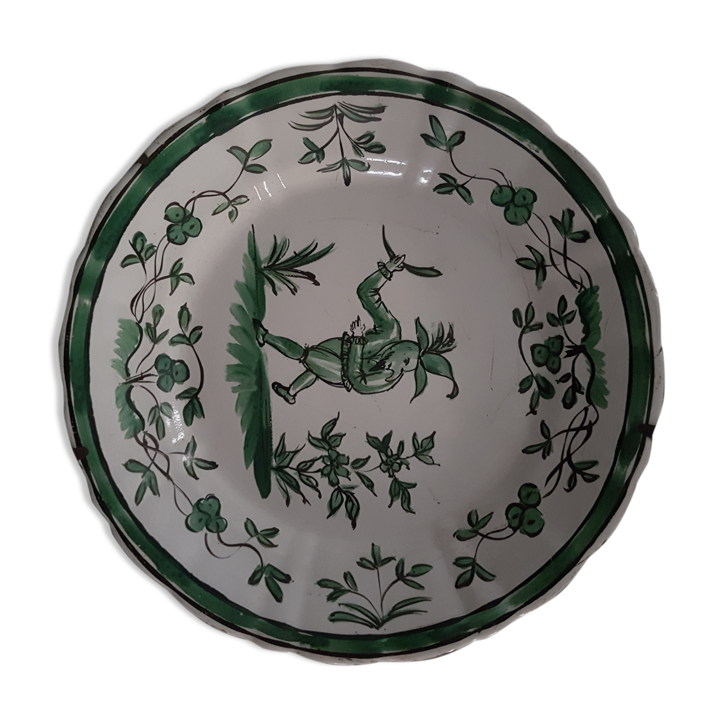 18th century Moustiers Plate