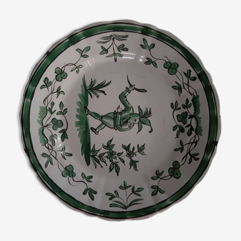 18th century Moustiers Plate