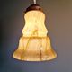 Art Deco pendant light in marbled opaline glass, 1920s-30s