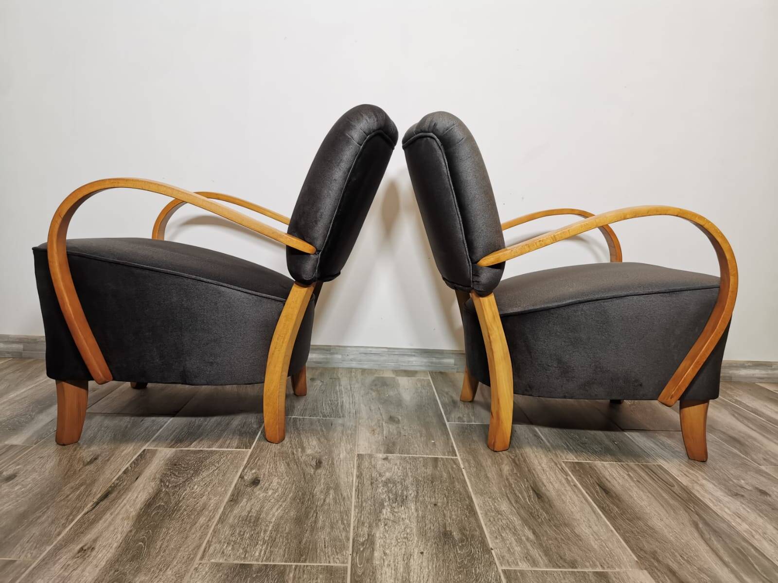 Armchairs by Jindřich Halabala, 1950s, Set of 2