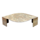 70s designer marble coffee table
