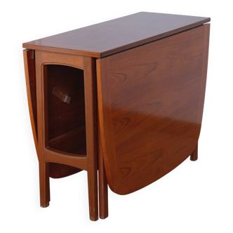 Scandinavian rectangular drop-leaf table - 1960s