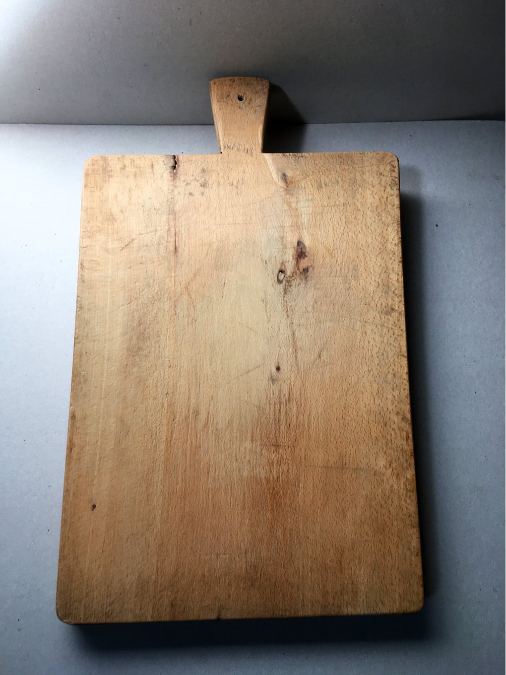 Vintage beech wood cutting board