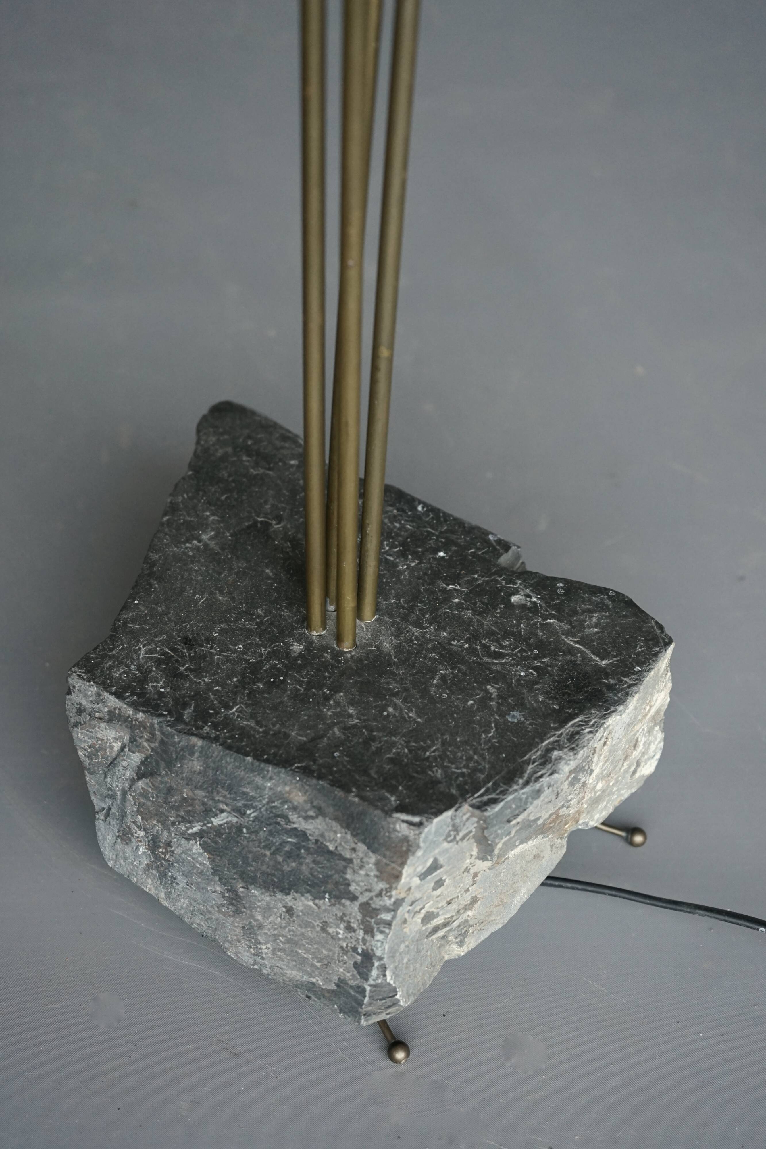 1990s artisanal Brutalist Postmodern Belgium floor Lamp