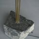 1990s artisanal Brutalist Postmodern Belgium floor Lamp