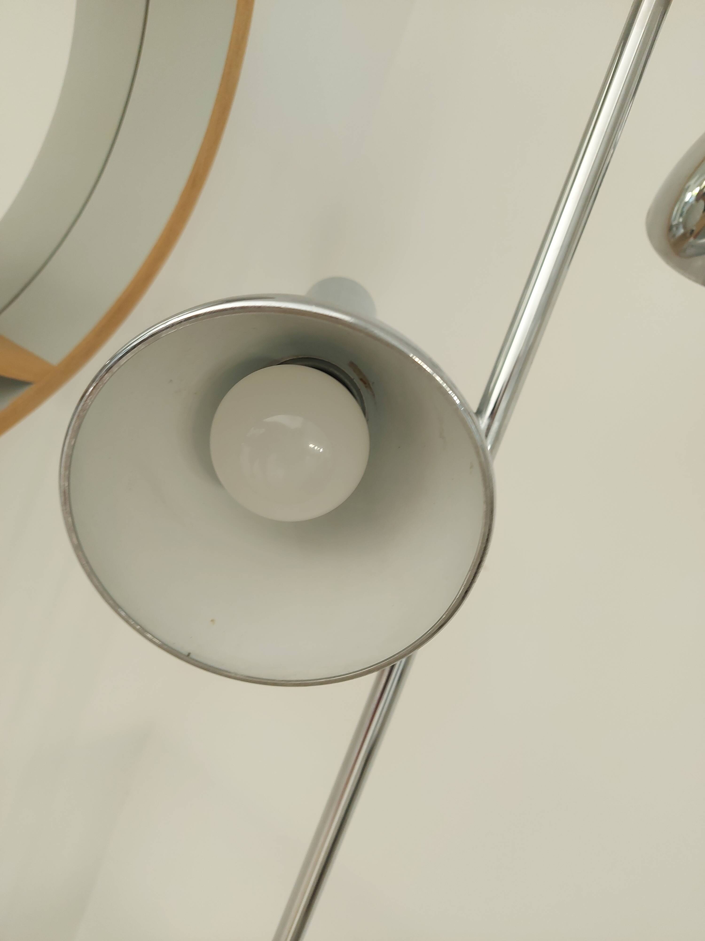 Vintage 70'S chrome floor lamp