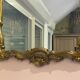 Miroir de style baroque, bois et stuc