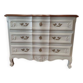 Birch wood chest of drawers