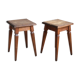 Vintage wooden nightstand stool