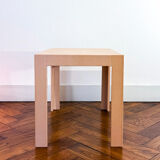 Jean-michel frank - leather-covered side table