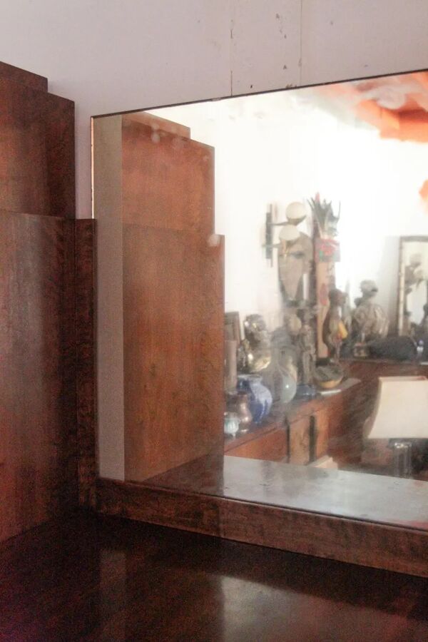 Meuble Art déco, buffet art déco bois et miroir, meuble de rangement, décoration intérieure
