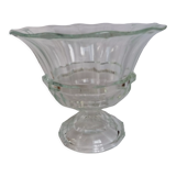 Cup on glass stand 22cm high
