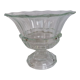 Cup on glass stand 22cm high