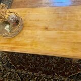 Antique solid wood farmhouse coffee table
