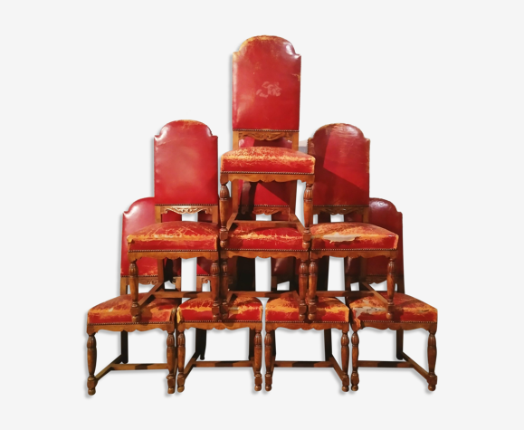 8 chaises style Renaissance Christian Krass