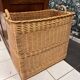 Large old wicker basket - for wood / logs
