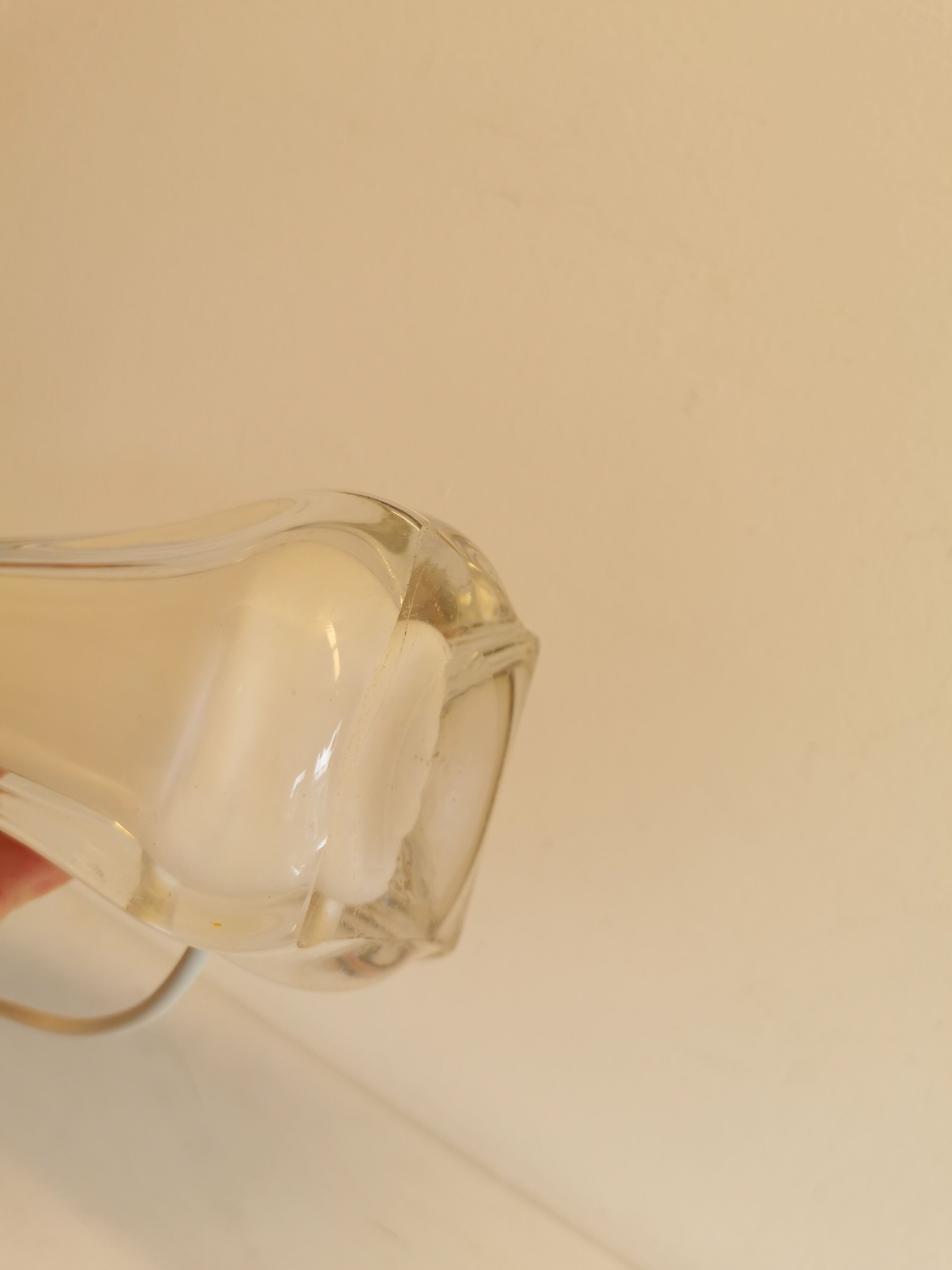 Pied de lampe avec plusieurs couches de verre