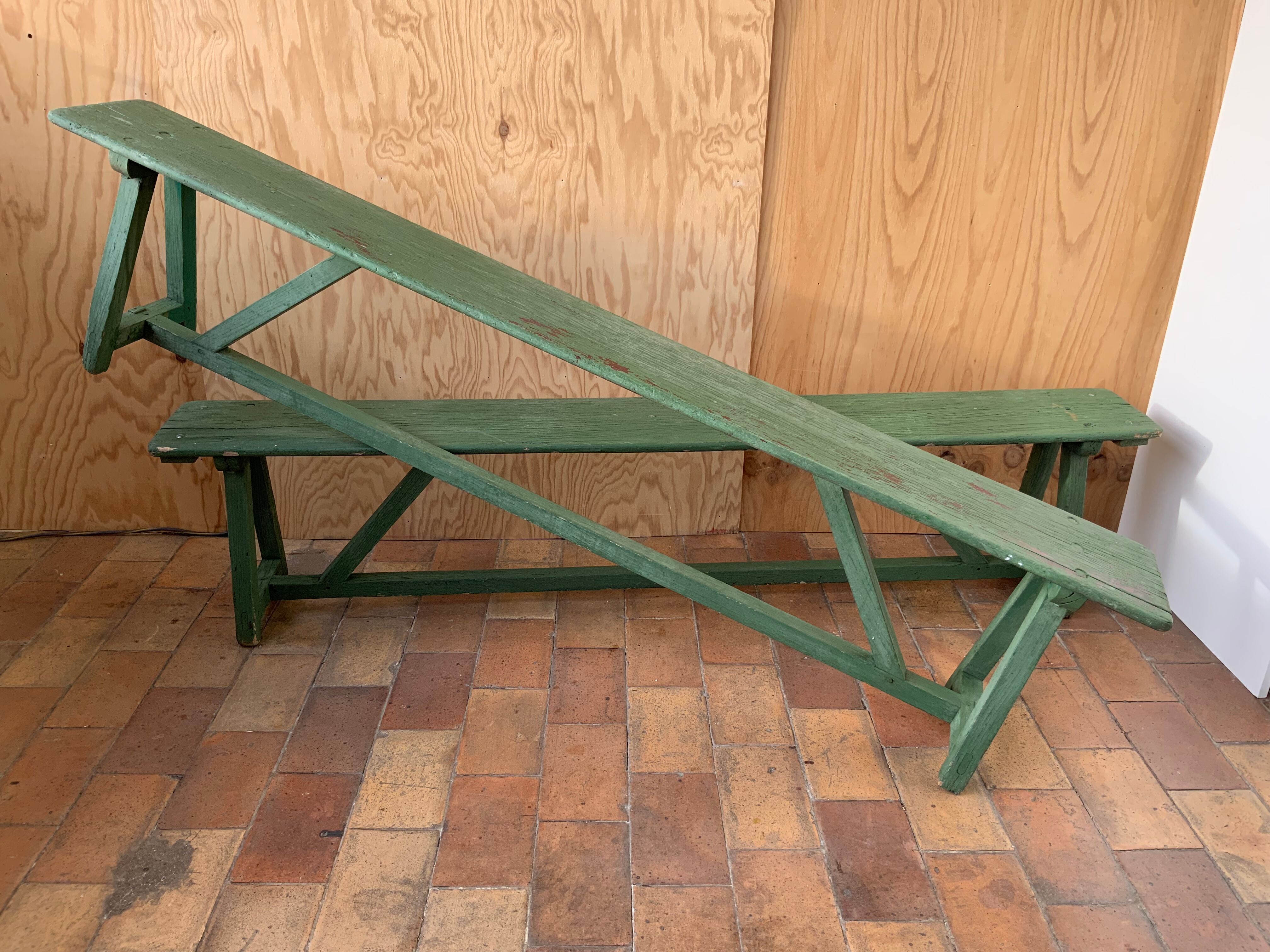 Pair of vintage benches