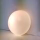 Ceiling lamp wall lamp half sphere globe in white opaline glass