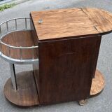 1930s Art Deco Rolling Bar