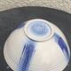 Glazed ceramic salad bowl signed by ceramicist Sarah Semplay vintage