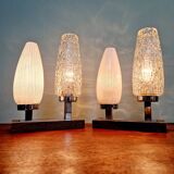 Paire de lampes de chevet Mid-century, années 1950-60