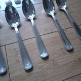 Art deco cutlery set in a box, 36 pieces.