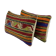 Set of 2 vintage kilim cushion covers 28x58 cm